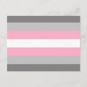 Carte Postale Drapeau de fierté demifille