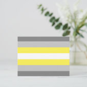 Carte Postale Drapeau de fierté demigender (Debout devant)
