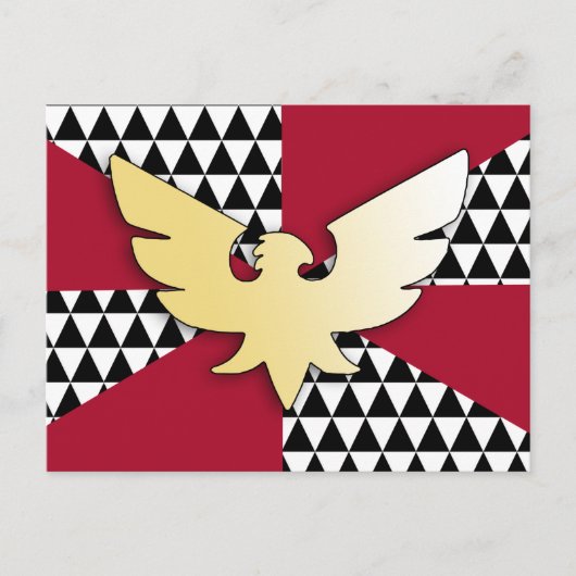 Carte Postale Drapeau de fierté Drag (Devant)
