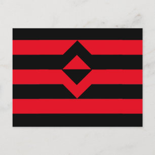 Carte Postale Drapeau de fierté du poing