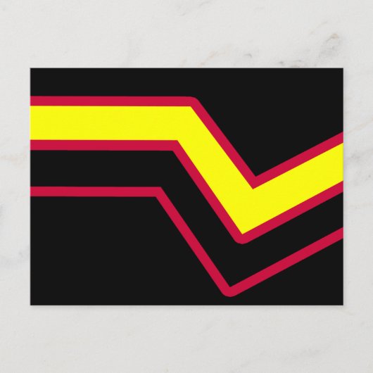 Carte Postale Drapeau de fierté en caoutchouc / latex (Devant)