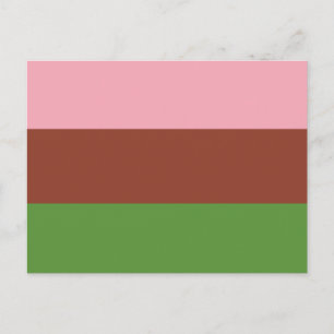 Carte Postale Drapeau de fierté gynosexuel