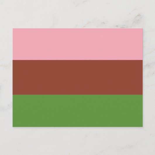 Carte Postale Drapeau de fierté gynosexuel (Devant)