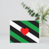 Carte Postale Drapeau de fierté Leather Boi (Debout devant)