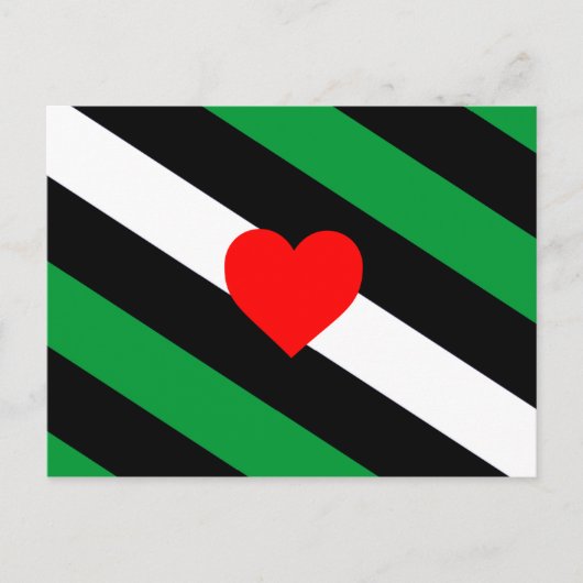 Carte Postale Drapeau de fierté Leather Boi (Devant)