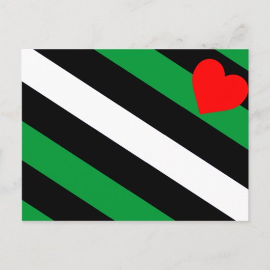 Carte Postale Drapeau de fierté Leather Boi (Devant)