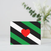 Carte Postale Drapeau de fierté Leather Boi (Debout devant)