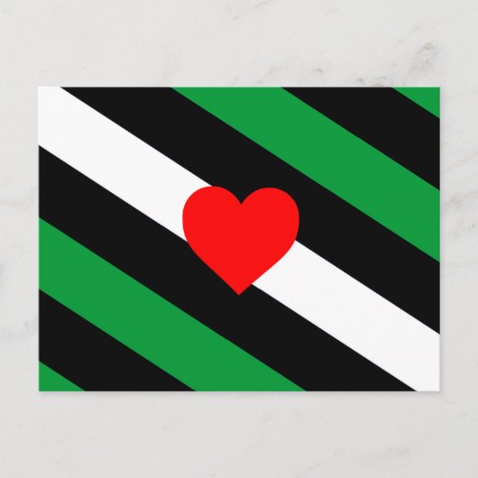Carte Postale Drapeau de fierté Leather Boi (Devant)