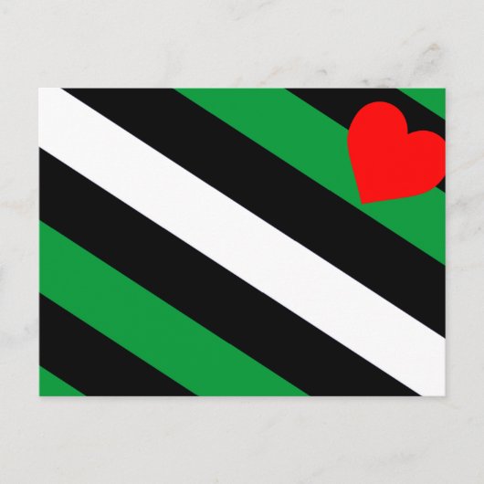 Carte Postale Drapeau de fierté Leather Boi (Devant)