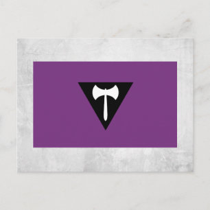 Carte Postale Drapeau de fierté lesbienne