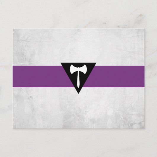 Carte Postale Drapeau de fierté lesbienne (Devant)