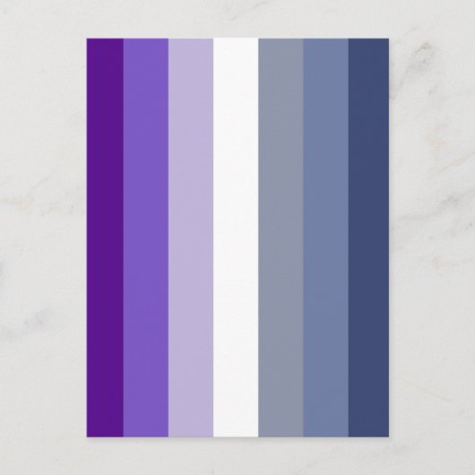 Carte Postale Drapeau de fierté lesbienne Butch (Devant)