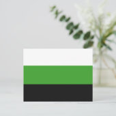 Carte Postale Drapeau de fierté Neutrois (Debout devant)