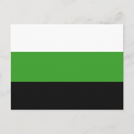 Carte Postale Drapeau de fierté Neutrois (Devant)