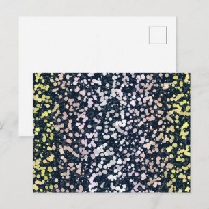 Carte Postale Drapeau de fierté Pangender Boho Rétro Mignon Exce