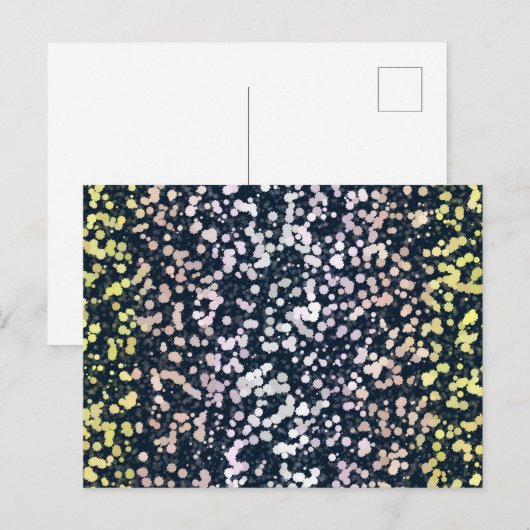 Carte Postale Drapeau de fierté Pangender Boho Rétro Mignon Exce (Devant / Derrière)