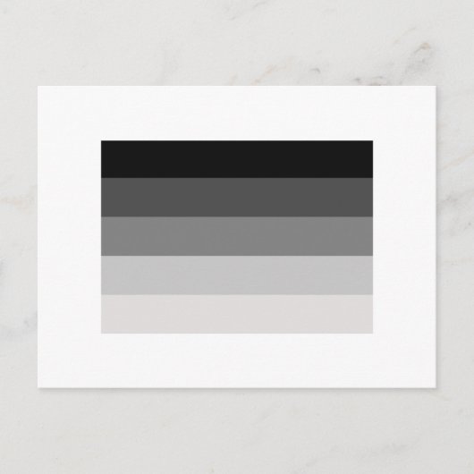CARTE POSTALE DRAPEAU DE FIERTE STRAIGHT OFFICIEL (Devant)
