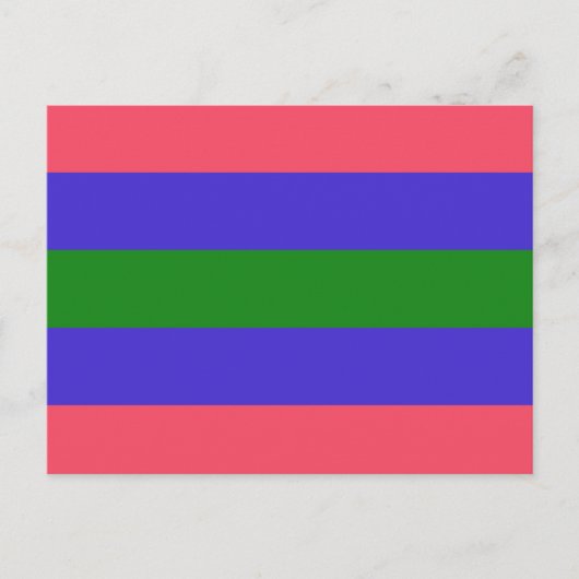 Carte Postale Drapeau de fierté trigender (Devant)