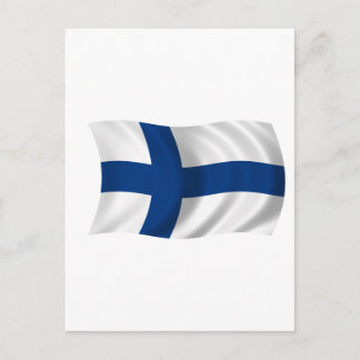 Carte Postale Drapeau de Finlande