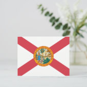 Carte Postale Drapeau de Floride (Debout devant)