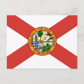 Carte Postale Drapeau de Floride (Devant)