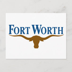 Carte Postale Drapeau de Fort Worth (Texas)