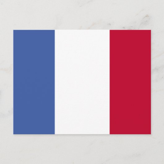 Carte postale Drapeau de France (Devant)