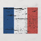 CARTE POSTALE DRAPEAU DE FRANCE (Devant)