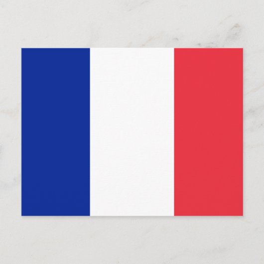 Carte postale Drapeau de France (Devant)