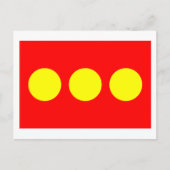 Carte Postale Drapeau de Freetown Christiania (Devant)