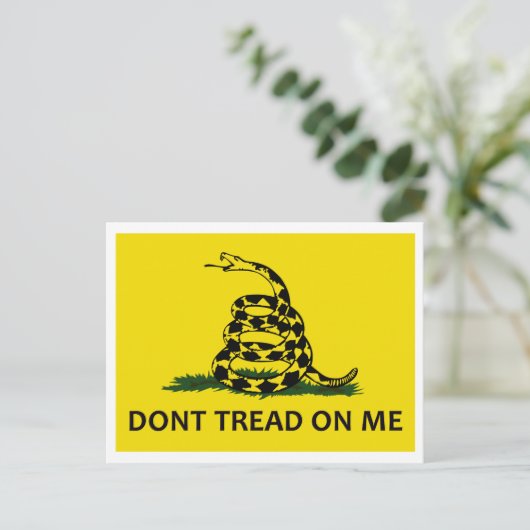 Carte Postale Drapeau de Gadsden (Debout devant)