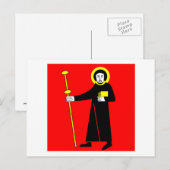 Carte Postale Drapeau de Glaris (Devant / Derrière)