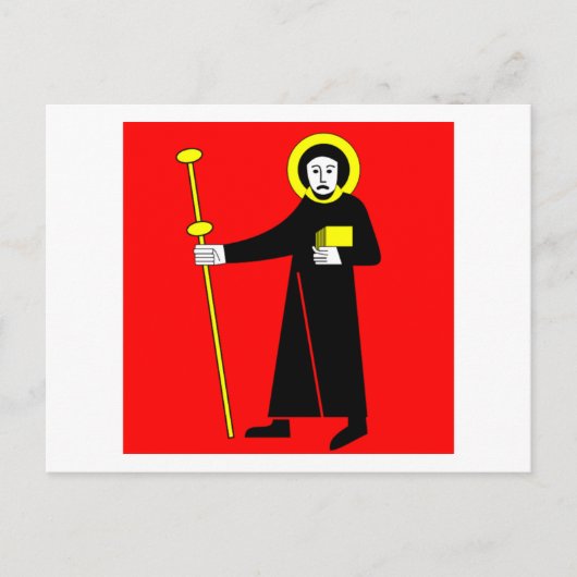 Carte Postale Drapeau de Glaris (Devant)