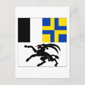 Carte Postale Drapeau de Graubuenden (Devant)