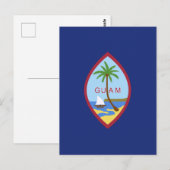 Carte Postale Drapeau de Guam (Devant / Derrière)