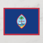 Carte Postale Drapeau de Guam (Devant)