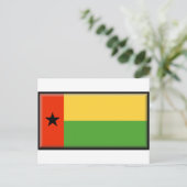Carte Postale Drapeau de Guinée-Bissau (Debout devant)