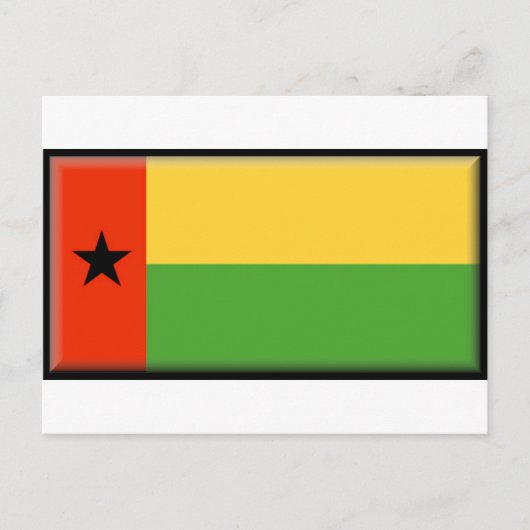 Carte Postale Drapeau de Guinée-Bissau (Devant)