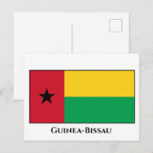 Carte Postale Drapeau de Guinée-Bissau (Devant / Derrière)