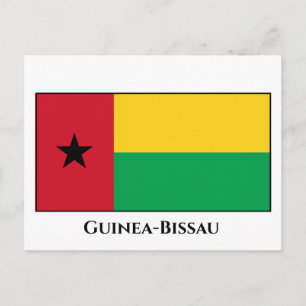 Carte Postale Drapeau de Guinée-Bissau