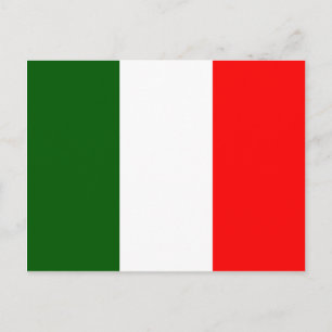 Carte Postale Drapeau de haute qualité de l'Italie