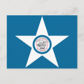 Carte Postale Drapeau de Houston (Devant)