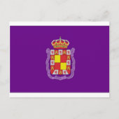 Carte Postale Drapeau de Jaén (Devant)
