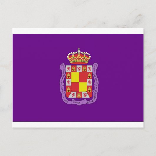 Carte Postale Drapeau de Jaén (Devant)