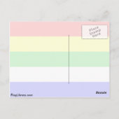 Carte Postale Drapeau de Jaipur, Inde (Dos)