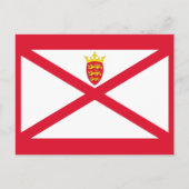 Carte Postale Drapeau de Jersey (Devant)