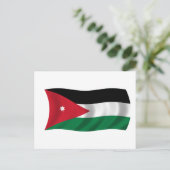 Carte Postale Drapeau de Jordanie (Debout devant)