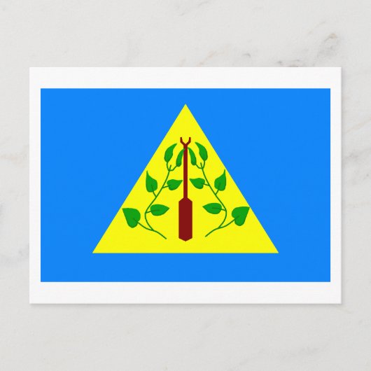 Carte Postale Drapeau de Kayangel (Devant)