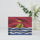 Carte Postale Drapeau de Kiribati (Debout devant)