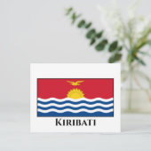 Carte Postale Drapeau de Kiribati (Debout devant)
